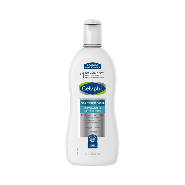 Cetaphil Soothing Creamy Body Wash, Fragrance-Free for Dry, Itchy Skin, 296ml