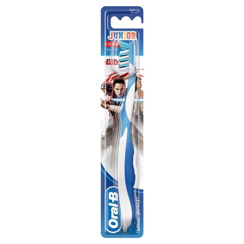 Kids Toothbrush Soft Bristles Junior 6-12 Years Oral B 1 Piece