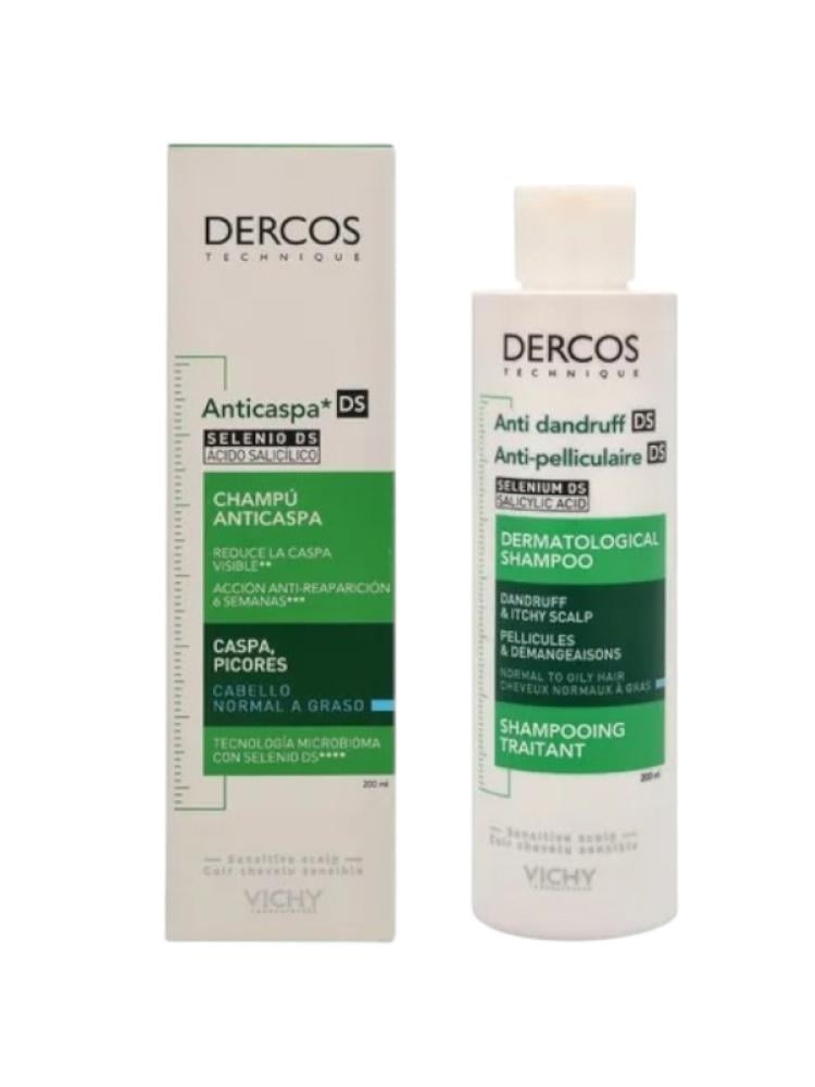 Purifying Scalp Shampoo for Oily Hair with Selenium DS by Vichy Dercos 200ml