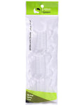 Nail Cleaning Brush Set 6 Pieces Pedicure Scrub Salon System Clear