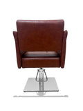 Salon System Premium Women's Cutting Chair Camel Silver Base