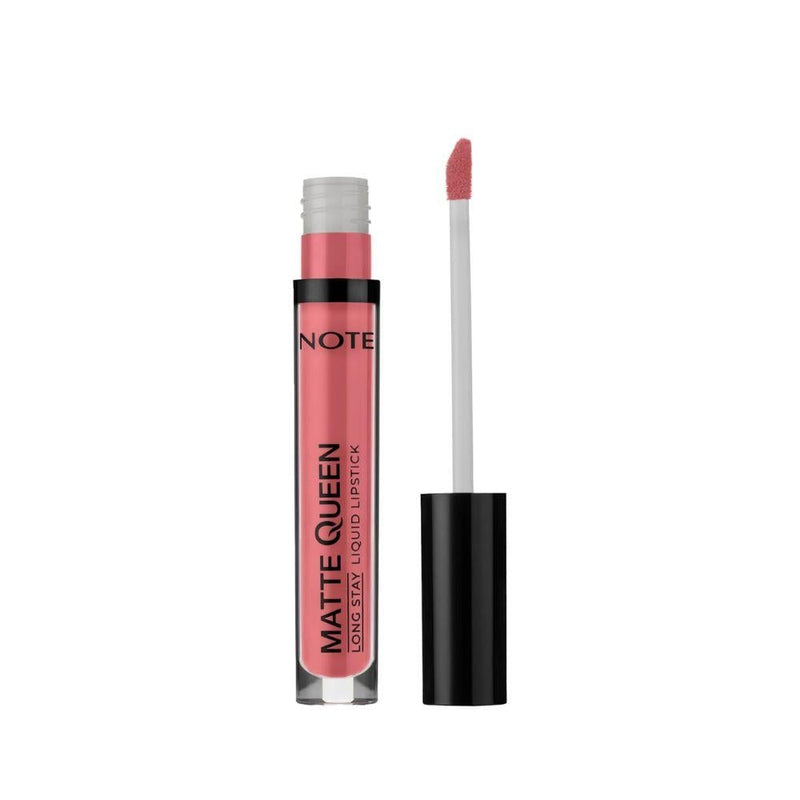 Note Matte Queen Liquid Lipstick 07 Proud Pink, Long-Lasting Matte
