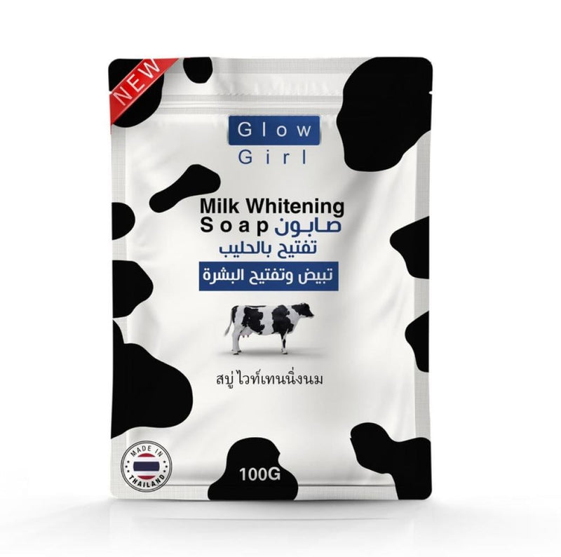 Milk Whitening Soap Brightening Goat Milk Formula Glow Girl 100g