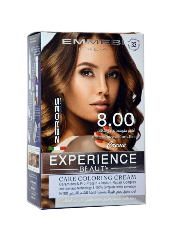 Zero35 Beauty Experience Coloring Cream 8.00 Medium Intense Pearly Blonde