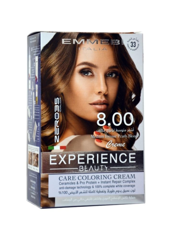 Zero35 Beauty Experience Coloring Cream 8.00 Medium Intense Pearly Blonde