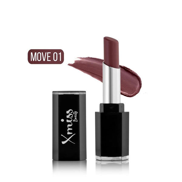 X Miss Beauty Creamy Glossy Lipstick Mauve Hydrating Pigmented