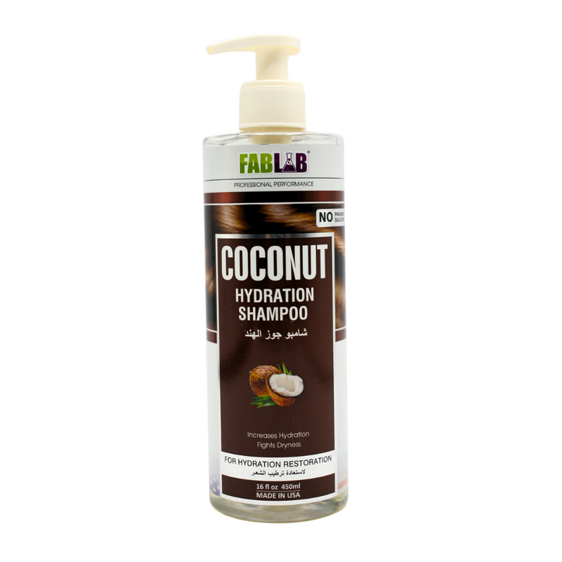 Coconut Nourishing Shampoo Moisture and Shine 450ml FabLab