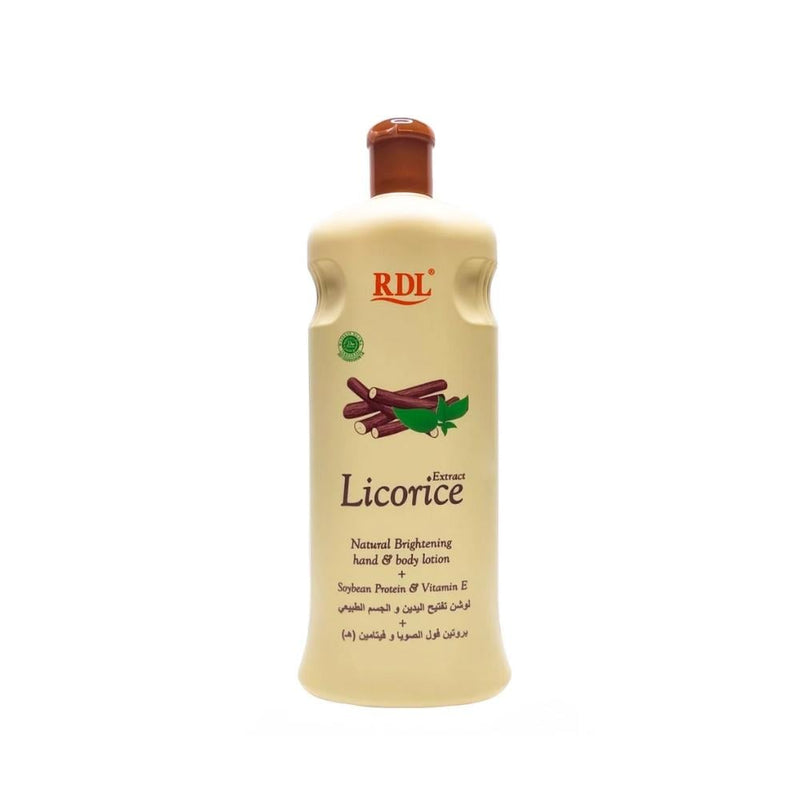 RDL Licorice Extract Body and Hand Lotion for Lightening, 600ml