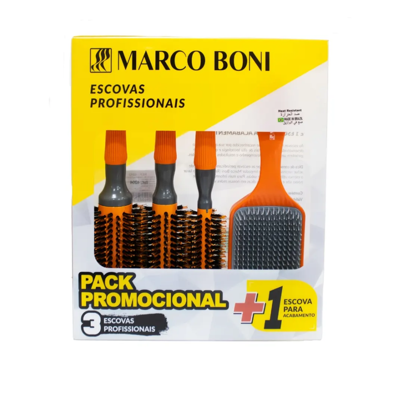 Babyliss Metal Combs Hair Styling Comb Set 4 Pieces Marco Boni
