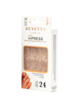 Benetti London Empress Nail Set, Natural Look, 3 Pieces