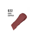 Max Factor Priyanka Cream Lipstick, 022 Cool Cooper, Coconut Oil, Shea Butter, Avocado Oil