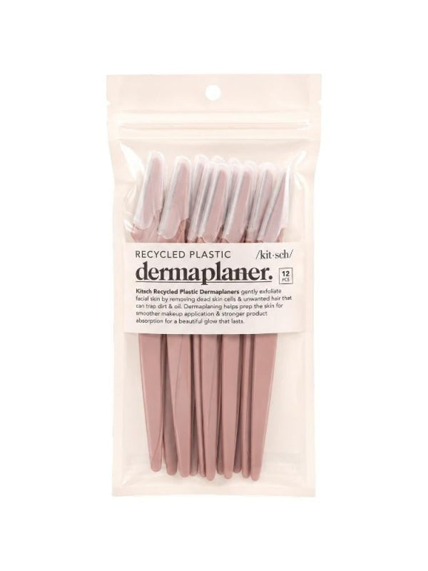 Dermaplaning Tool Best for At Home Facial Hair Removal Kitsch 12 Pieces