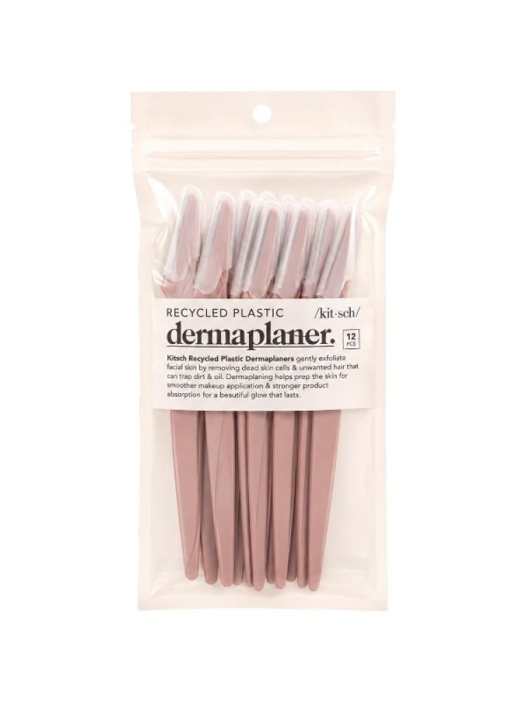 Dermaplaning Tool Best for At Home Facial Hair Removal Kitsch 12 Pieces