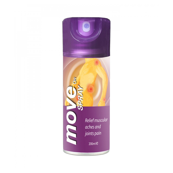 Move On Muscle and Joint Comfort Spray, Natural Essential Oils, 200ml