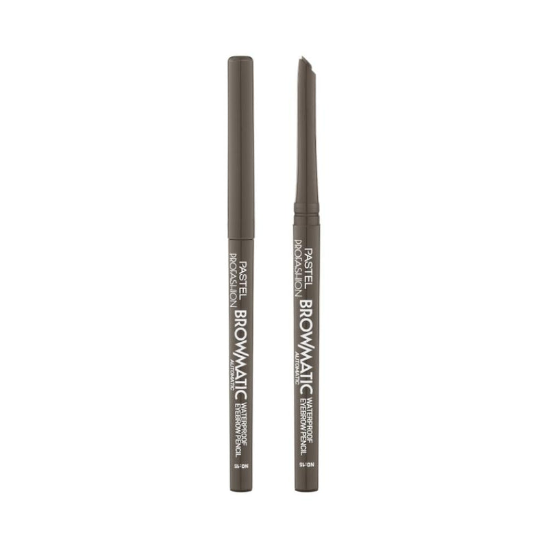 Buy Waterproof Eyebrow Pencil Slanted Tip Long-Lasting 15 Deep Brown Pastel