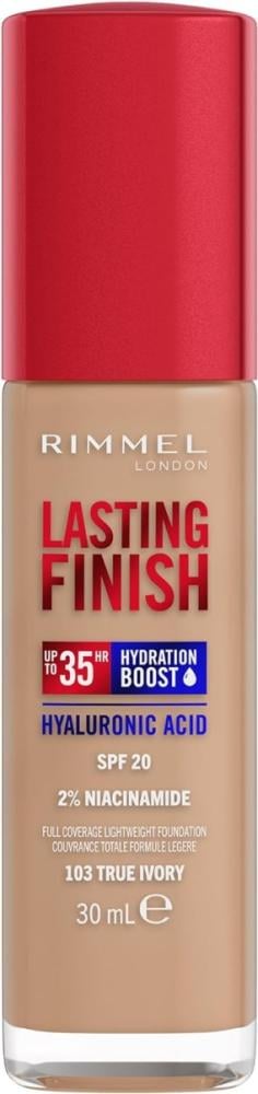 Long-Lasting Foundation True Ivory 103 by Rimmel London 30ml