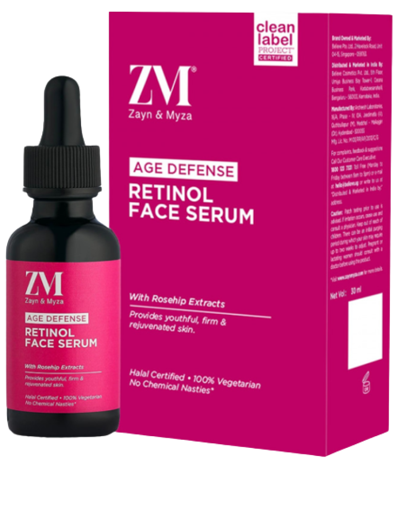 Face Serum Retinol Cell Renewal and Smoothing Zayn & Myza 30ml