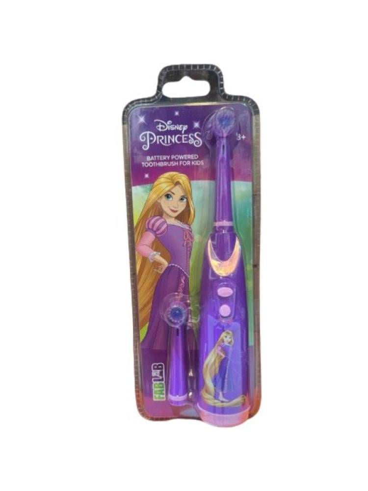 Fablab Battery Operated Kids Toothbrush - Princess Design, Soft Bristles