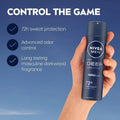 Nivea Deep Black Carbon Antibacterial Deodorant Spray for Men, 48-Hour Protection, 200ml