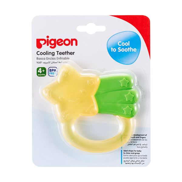 Baby Teether for Teething Infants Motor Skill Development Star Shape Pigeon 1 Pi