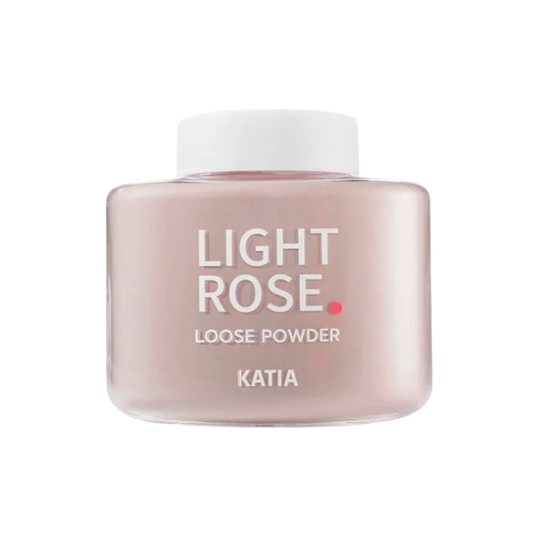 Katia Loose Setting Powder, Light Rose, Matte Finish, Oil Control