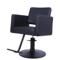 Salon System Chicago Style Black Cutting Chair - Model 2025