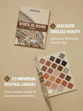 Best Matte Eyeshadow Palette Versatile Colour Collection When In Rome Sheglam