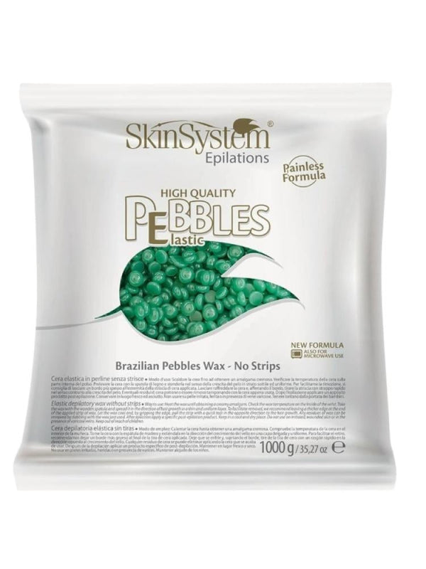 Skin System Green Wax Beads for Hair Removal, 1000g