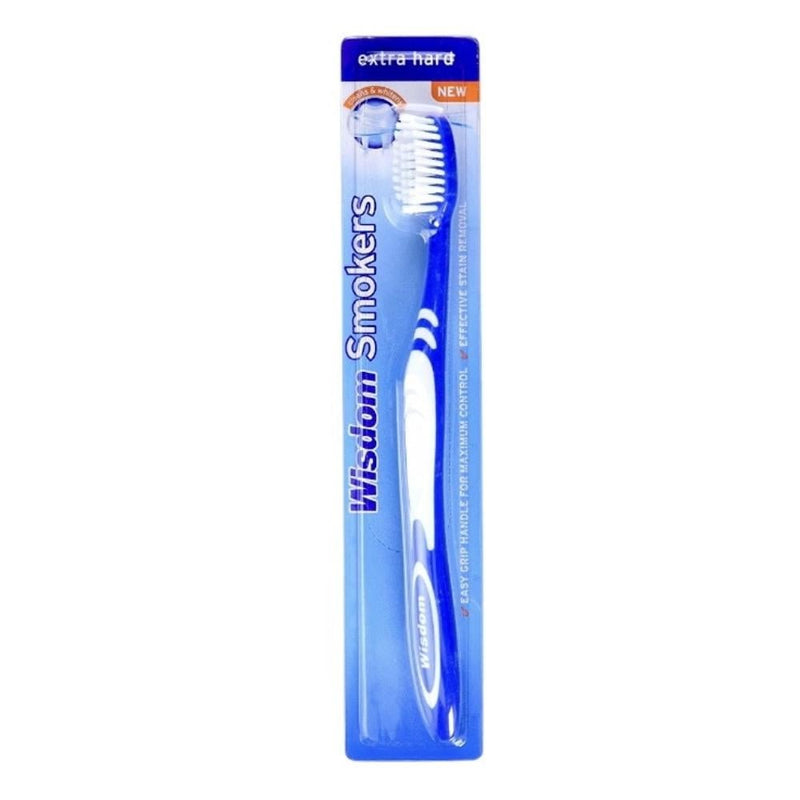 Wisdom Extra Hard Toothbrush, Extra Stiff Bristles, 1 Count