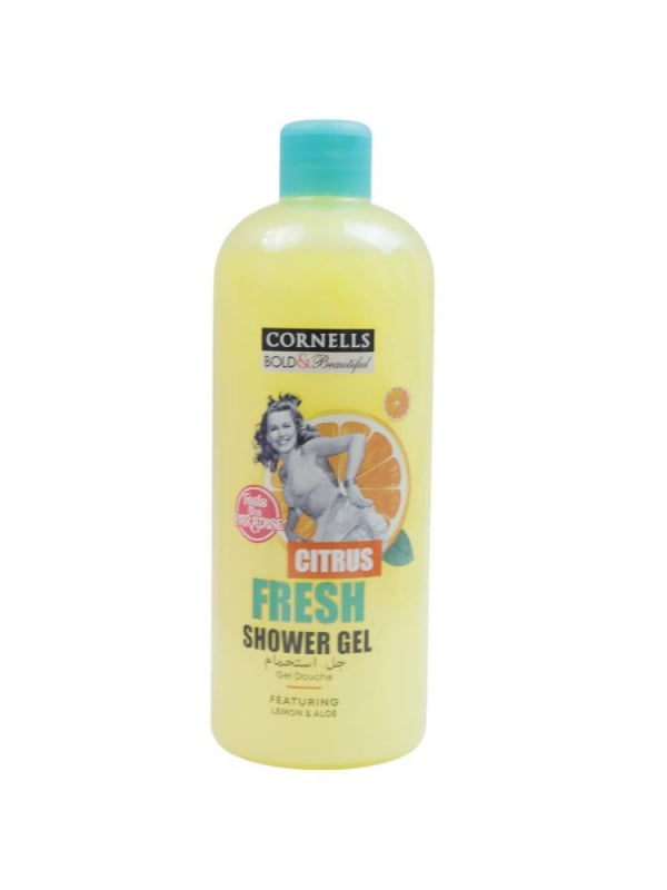 Cornell's Citrus Shower Gel - Lemon, Aloe Vera, 750 ml
