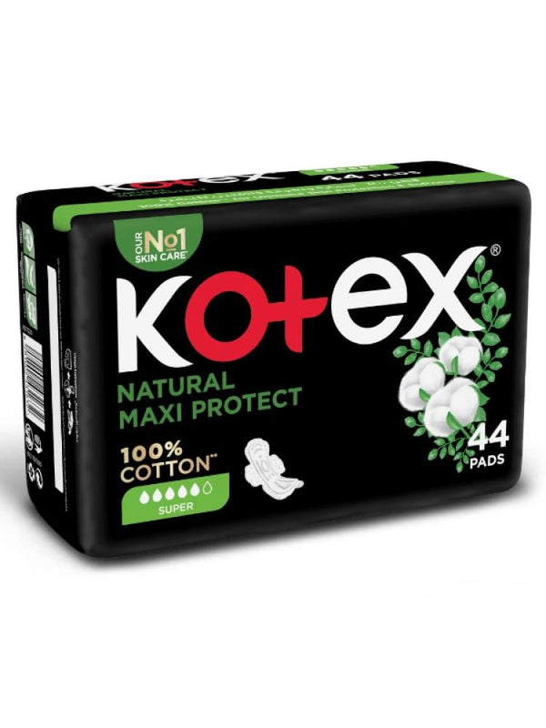 Best Sanitary Pads for 10 Year Olds Super Thick Maxi Natural Kotex 44 Pieces