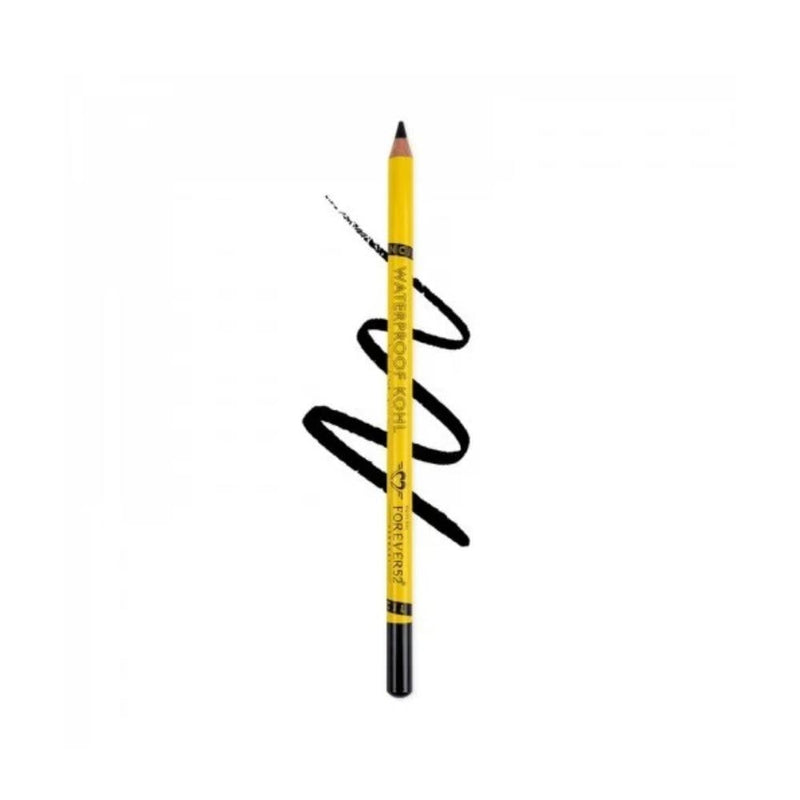 Forever52 Waterproof Eyeliner Pencil, Black, Smudge-Proof