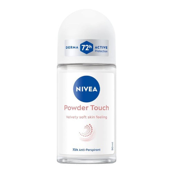 Nivea Roll On Deodorant Powder Touch Soft Feel Formula 50ml