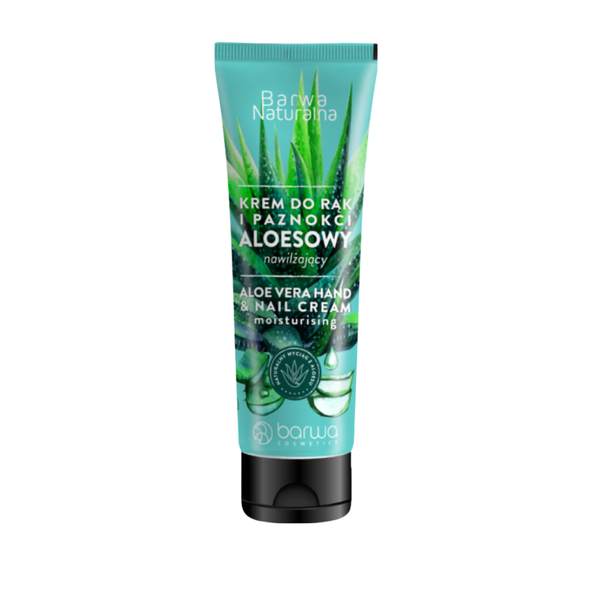 Barwa Naturalna Aloe Vera Hand and Nail Cream, Moisturizing, 100ml
