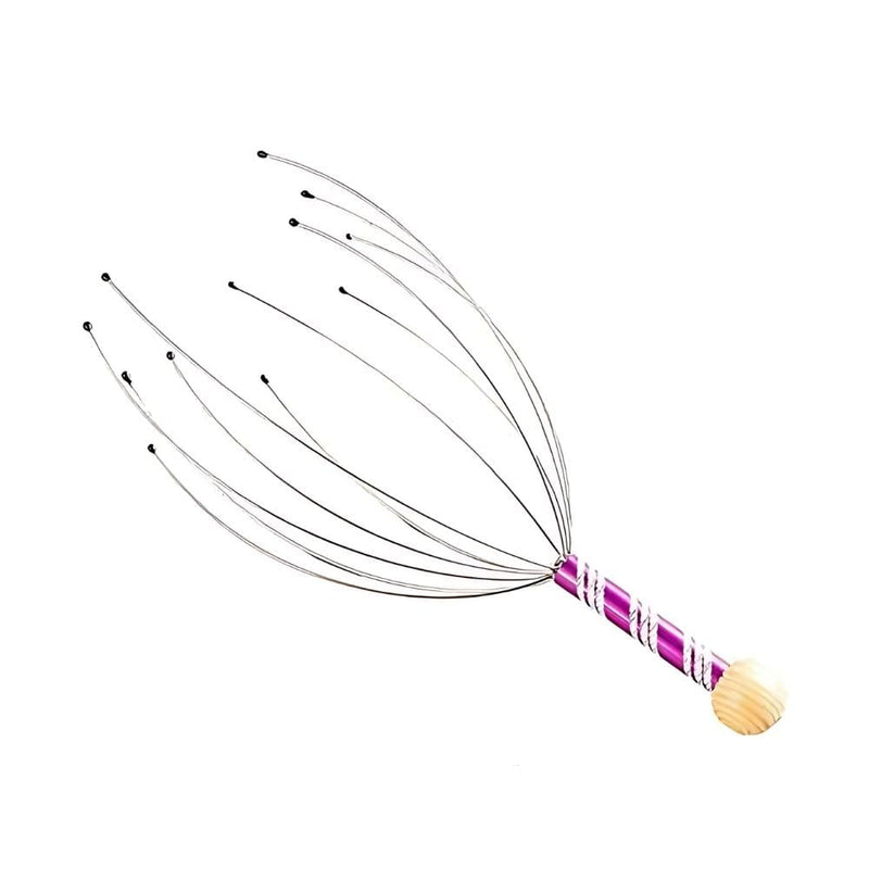 6 Beauty Scalp Massager with Flexible Bristles for Enhanced Scalp Care