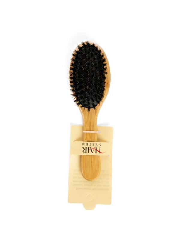 Best Hair Brush Wooden Natural Bristle Hairbrush for Breakage Prevention 1 Count