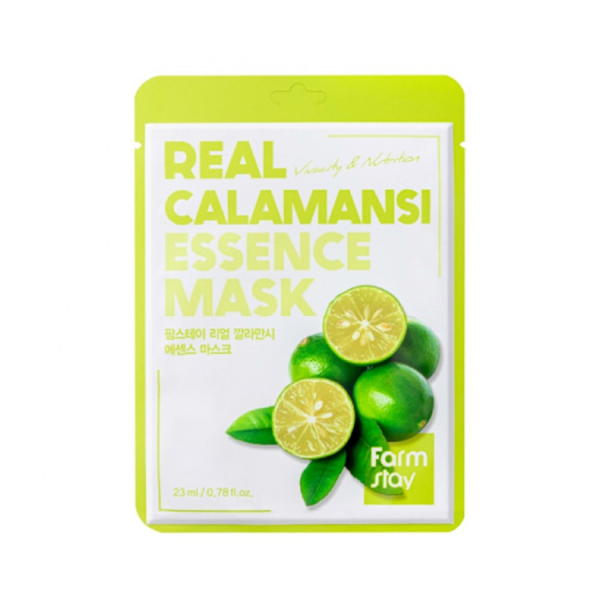 Farm Stay Real Calamansi Essence Mask 23ml Cotton Sheet Mask