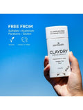 Best Men's Aluminum Free Deodorant and Antiperspirant ClayDry Bold Fragrance-Free Zion Health 80g