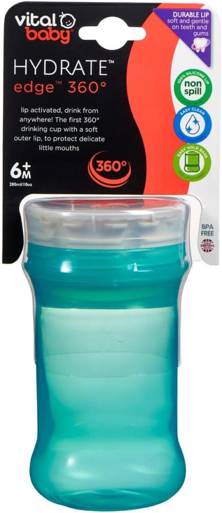 Munchkin Non Spill Cup 360 Degree Soft Rim Hydrate Edg Vital Baby