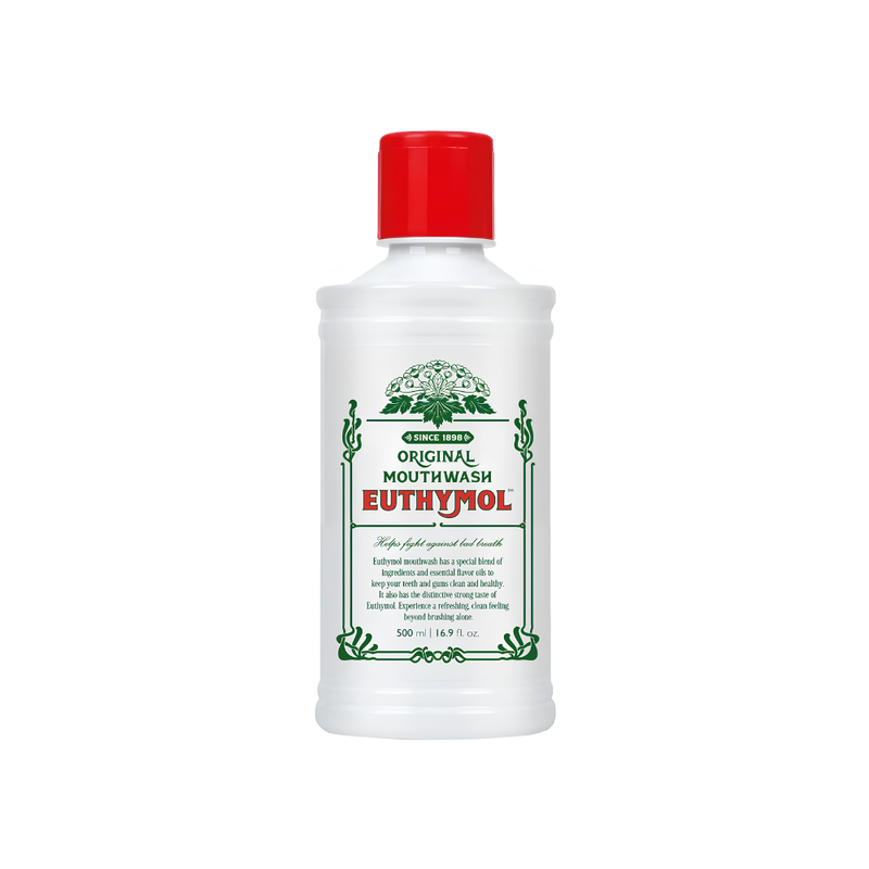 Best Mouthwash for Fresh Breath Original Refreshing Formula Euthymol 500ml