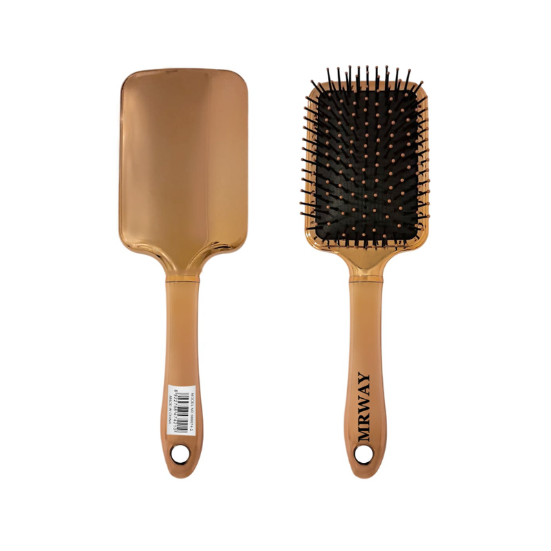 Detangling Hairbrush Gold Frizz Reduction Flexible Bristles Marwai 1 Piece