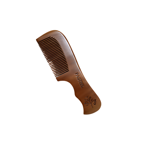 Pastel Natural Wood Hair Comb AS106-1 for Detangling and Scalp Massaging