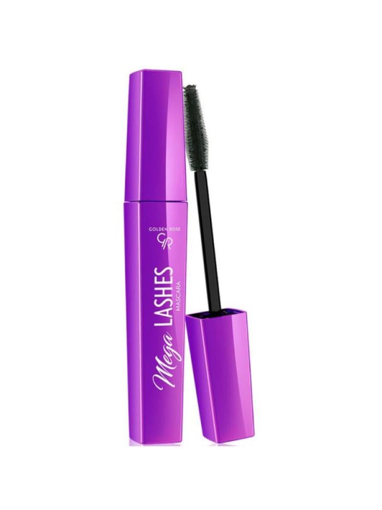 Mega Lashes Mascara Deep Black Vegan Golden Rose 12ml