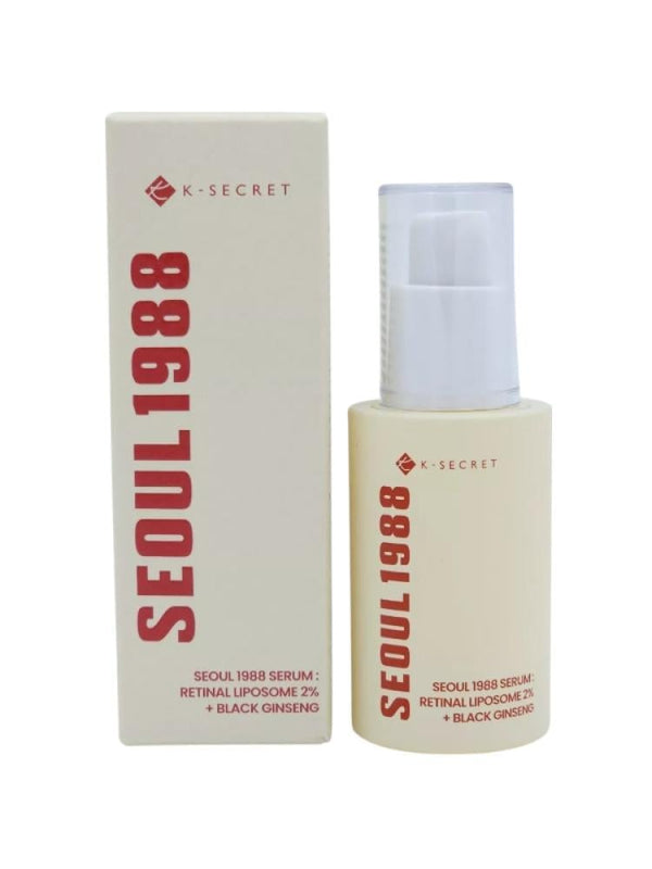 Retinol Serum for Sensitive Skin with Black Ginseng by K-Secret 30ml