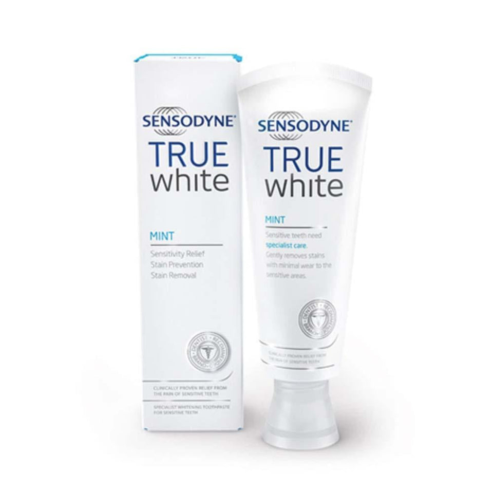 Sensodyne True White Toothpaste Extra Fresh for Sensitive Teeth & Whitening 75ml