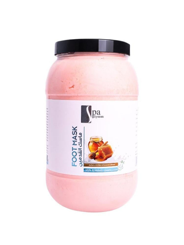 Milk and Honey Foot Mask for Dry Cracked Heels Spa System 4L
