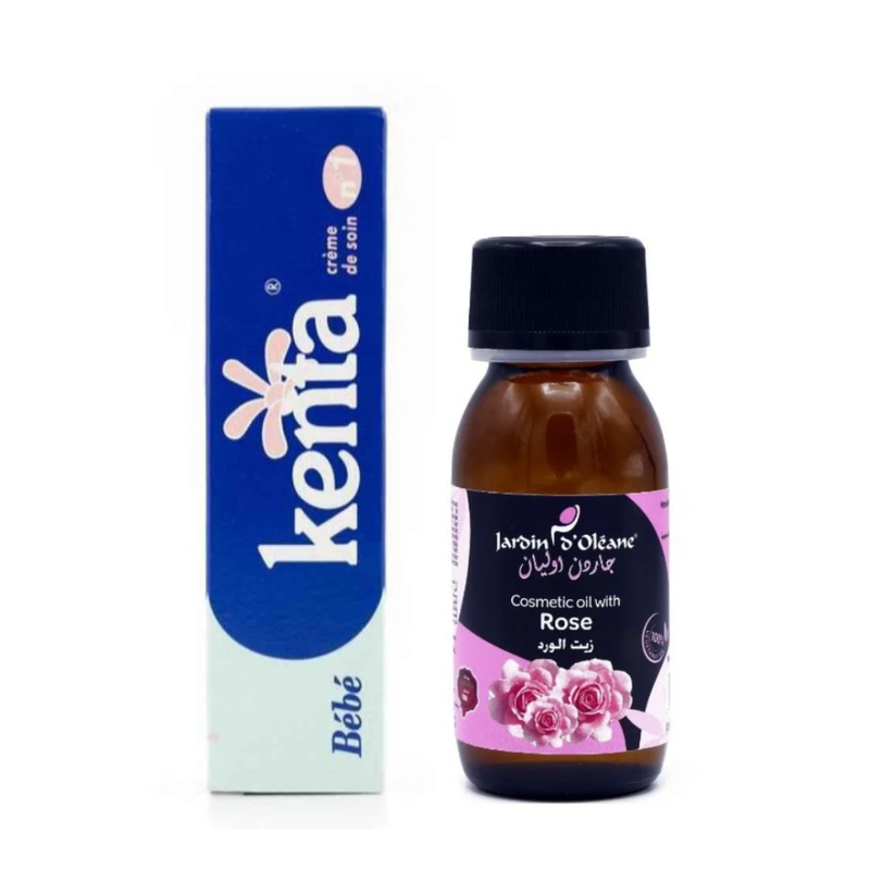 Jardin Éliang Kenta Cream & Rose Oil Brightening Set - 30ml/60ml