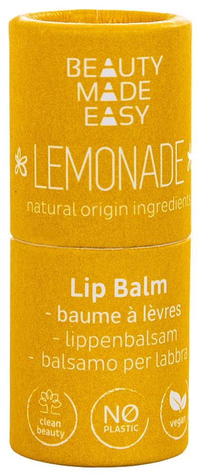 Beauty Made Easy Lip Balm Lemonade - Natural Hydration, Soft Lips - 5.5Gm
