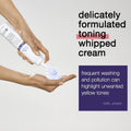Milk Shake Silver Shine Cream Foam for Blonde & Gray Hair, 200ml