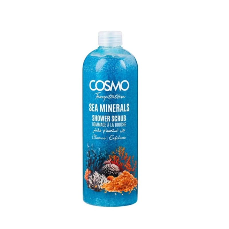 Cosmo Sea Mineral Exfoliating Shower Gel and Body Scrub, 1000 ml